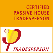 Certified passive house tradesperson graphic